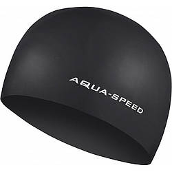 Шапка для плавання 3D CAP 5754 Aqua Speed 092-07​​ чорний, OSFM, World-of-Toys