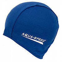 Шапка для плавания POLYESTER CAP 5763 Aqua Speed 091-10 синий, OSFM, World-of-Toys