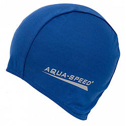 Шапка для плавання POLYESTER CAP 6454 Aqua Speed 091-02 синій, OSFM, World-of-Toys