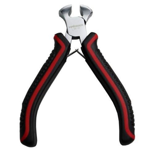 Кусачки торцеві Mini 105 мм Cr-V Pearl-nickel  Haisser 119080 (41164)