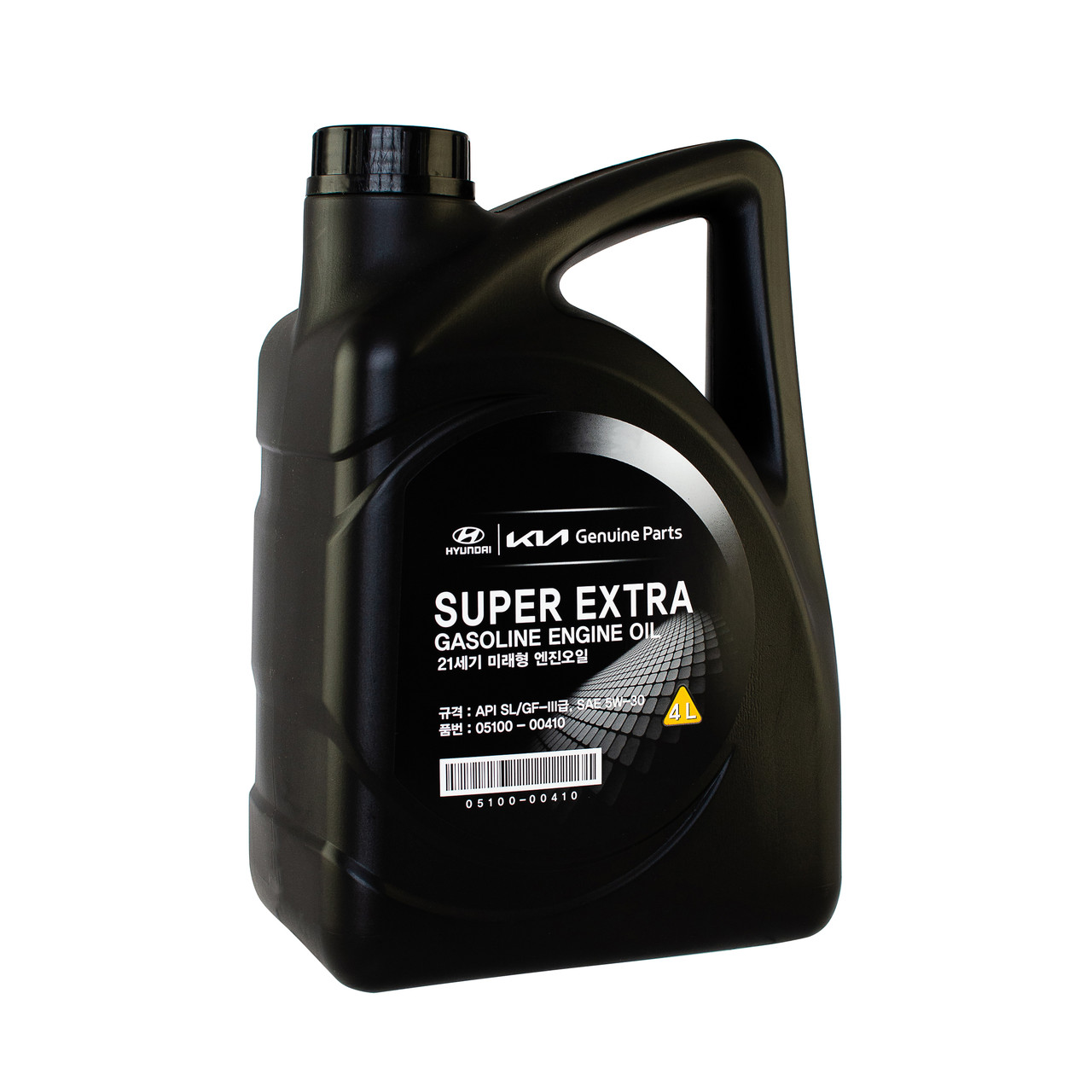 Моторні оливи HYUNDAI MOBIS Hyundai/KIA Super Extra Gasoline 5W-30 4L (x4) 4 0510000410