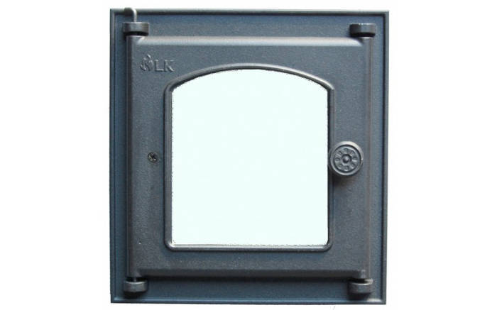 Купить Чугунная дверца со стеклом арочной формы для печи Livnica Kula ...