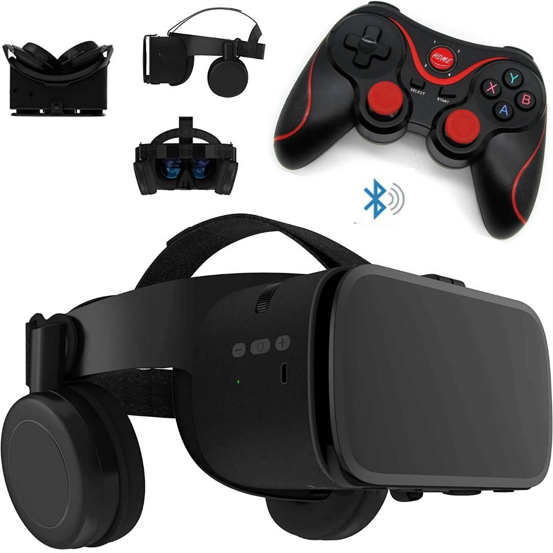 3D Очки шлем виртуальной реальности с джойстиком BOBO VR Z6 Game Black ...