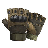 Размер L Спортивные перчатки без пальцев, перчатки для спорта, фитнеса, охоты, тренировок, тактические