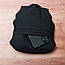 Муфта рукавички роздільні, на коляску / санки, з кишенею, універсальна, для рук, (чорний матовий), фото 7