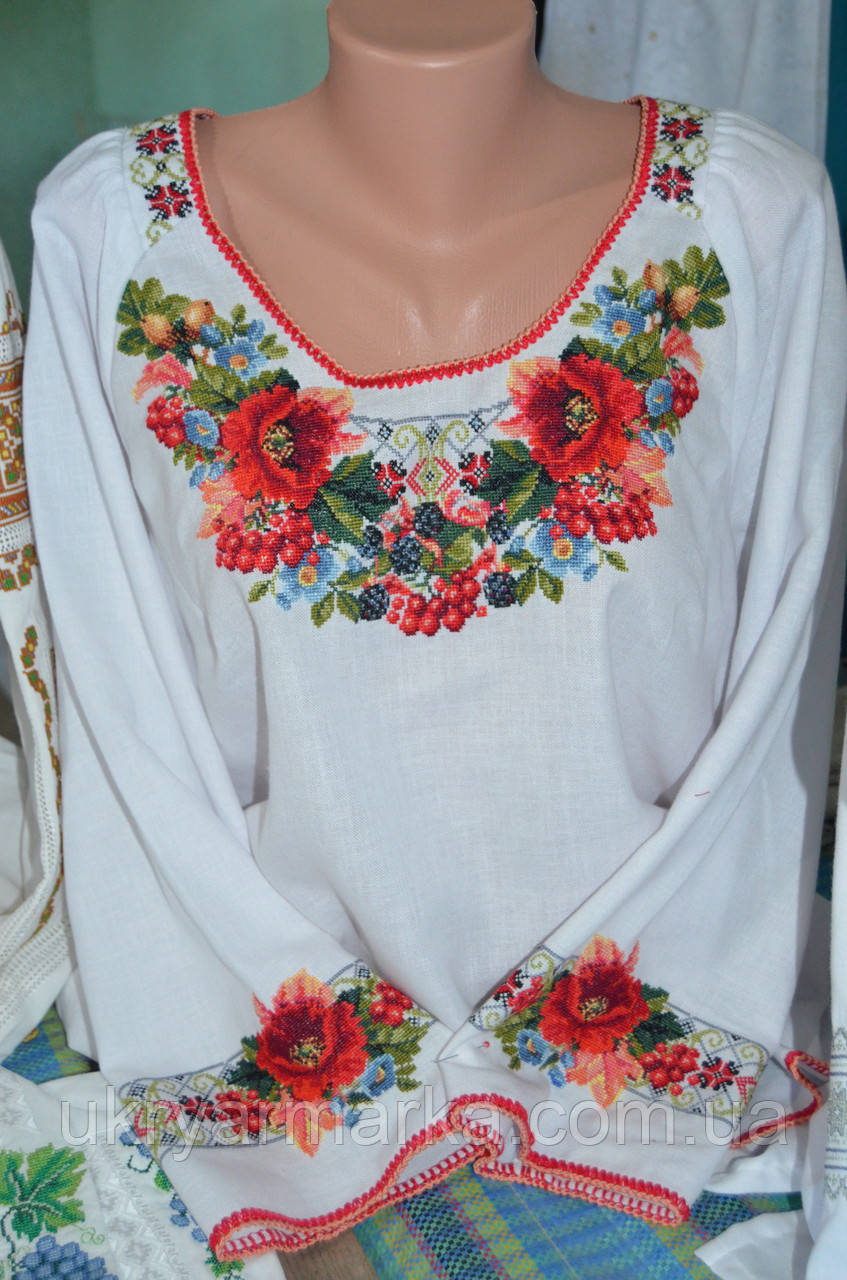 Жіноча вишита блузка "Гармонія"
