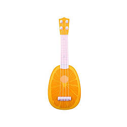 Гітара іграшкова Fan Wingda Toys 819-20 35 см, пластик Апельсин, World-of-Toys
