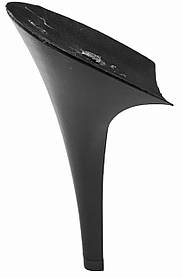 Підбор жіночий пластиковий 9012 р.2,3  Висота 9,0-9,5 см Чорний