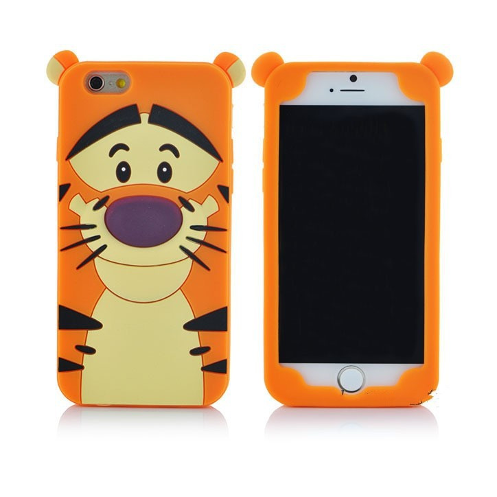 Гумовий 3D чохол для iPhone 5/5S Тигруля