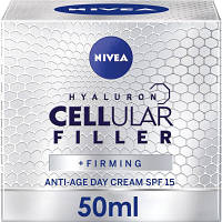 Крем для обличчя Nivea Hyaluron Cellular SPF15 денний з гіалуроновою кислотою 50 мл (4005900134264)