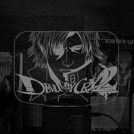 Акриловий світильник-нічник Devil May Cry 4 жовтий tty-n002007, фото 1