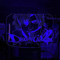 Акриловый светильник-ночник Devil May Cry 4 синий tty-n002004