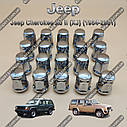 Дюймові колісні гайки Jeep Cherokee XJ 1/2"-20 UNF конус 35мм хром, ключ 19мм для Джип Чірокі XJ, фото 5