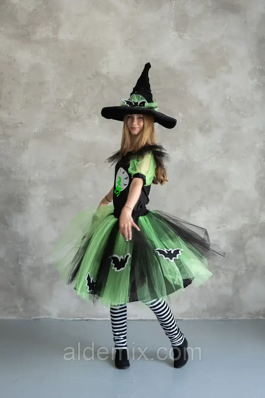 "Відьма зелена" карнавальний костюм для аніматорів, фото 1