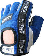 Перчатки для фитнеса и тяжелой атлетики Power System Workout PS-2200 M Blue
