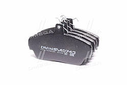 Колодка гальм. ГАЗ 3302 перед. (компл. 4шт.) (вир-во Dafmi) D443SM UA51