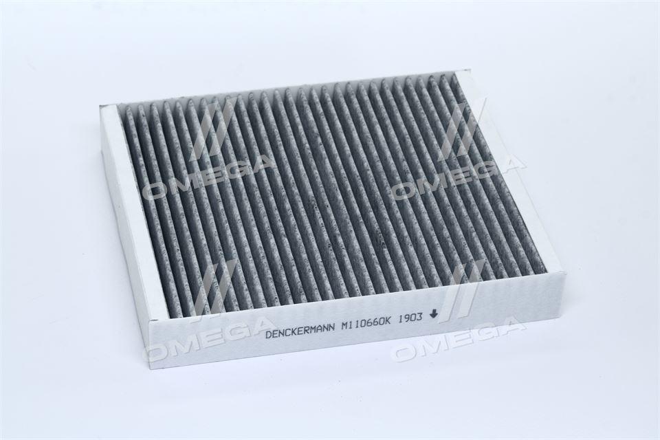 Фільтр салону OPEL INSIGNIA 08-, ASTRA J 09-, CHEVROLET CRUZE 09- вугільний (вир-во DENCKERMANN) M110660K UA51, фото 1