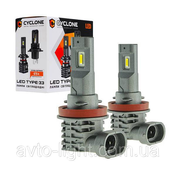 Лампи LED Cyclone H11 5000K type 33 (пас ох 4800LM)
