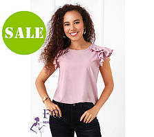 Літня жіноча блуза з воланами "Teresa" продаж