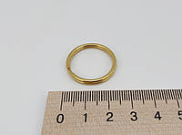 Заводное кольцо из латуни 25 мм. (для брелка/ключей) арт. 04015