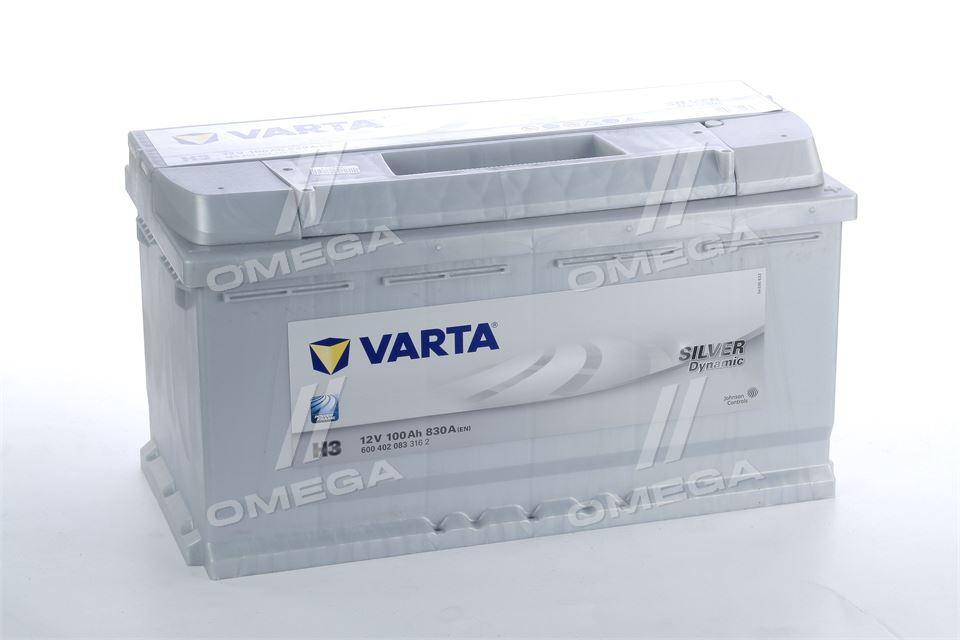 Акумулятор 100Ah-12v VARTA SD(H3) (353x175x190),R,EN830 600 402 083 UA51