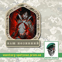 Шеврон патч "Женщина вампир Вампирелла" (morale patch) сделаем любой шеврон!