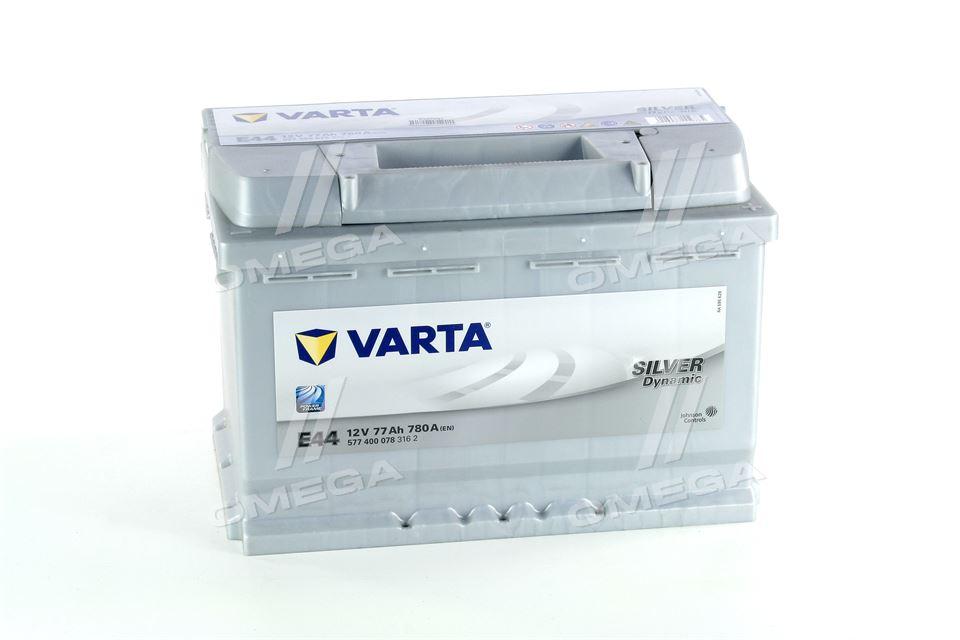 Акумулятор 77Ah-12v VARTA SD(E44) (278х175х190),R,EN780 577 400 078 UA51