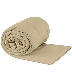 Рушник Sea To Summit Pocket Towel XL Desert 150x75 см, мікрофібра, швидко сохне, 100% перероблені матеріали