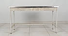Стіл із нержавіючої сталі на металевій основі, 1500х600х850 мм., Б/у, фото 2