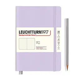 Блокнот Leuchtturm1917 Smooth Colours середній 14,5х21 см М’яка обкладинка Lilac в крапку (365497)