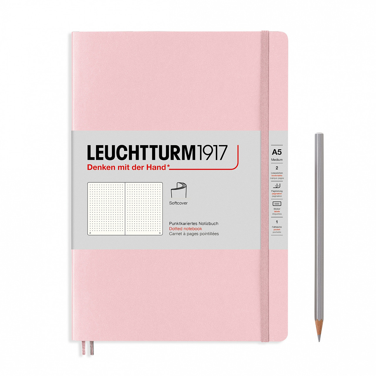Блокнот Leuchtturm1917 Smooth Colours середній 14,5х21 см М'яка обкладинка Lilac в крапку (361567)