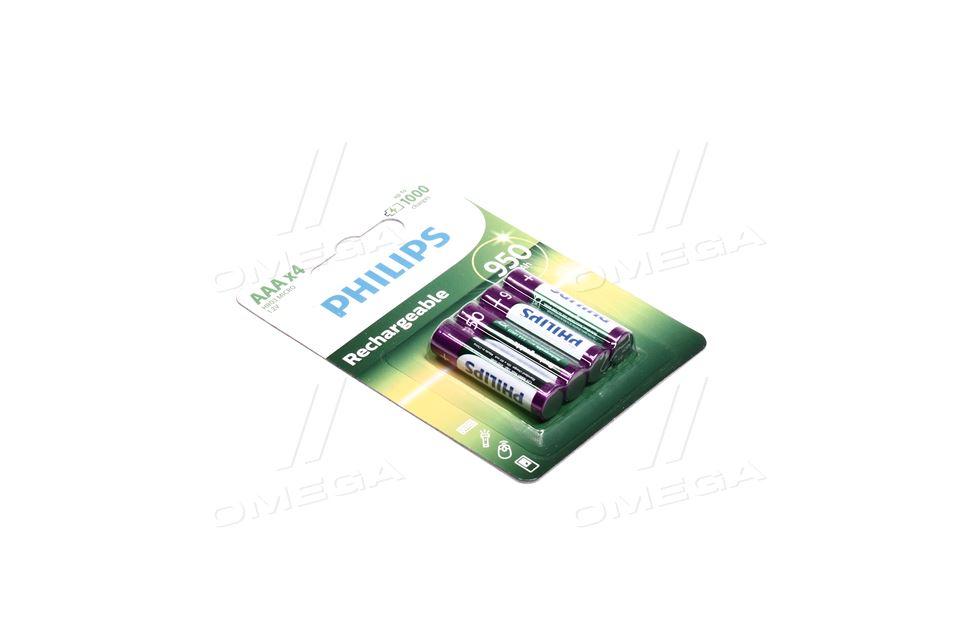 Акумулятор R03 / AAA MULTILIFE 950 mAh Blister 4шт (вир-во Philips) R03B4A95/10 UA51