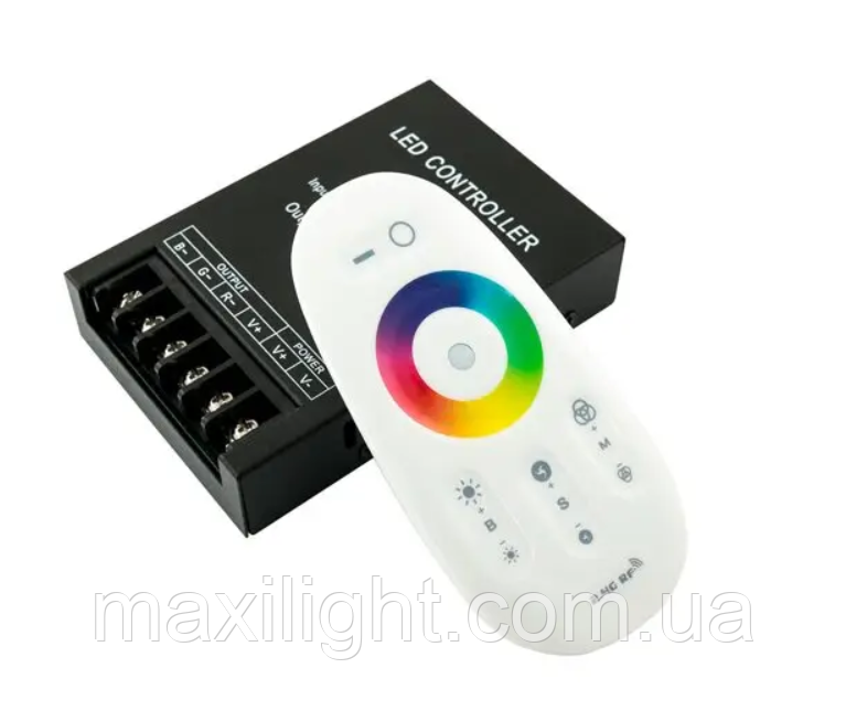 Контролер RGB OEM 30А-2.4G-Touch білий