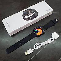 Смарт часы Smart Watch 8 Hoco Y12 45mm укр меню с функцией звонка черные