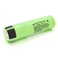 Аккумулятор 18650 Li-Ion NCR18650GA TipTop, 3500mAh, 10A, 4.2\/3.6\/2.5V, green Panasonic (NCR18650GA)