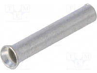 TUL-NI-00508 Bootlace ferrule; non-insulated; copper; 0.5mm2; 8mm; tinned