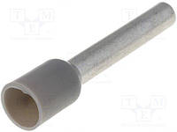 TUL-RI-04018 Bootlace ferrule; insulated; copper; Insulation: polyamide; 4mm2