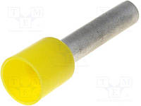 TUL-RI-06018 Bootlace ferrule; insulated; copper; Insulation: polyamide; 6mm2