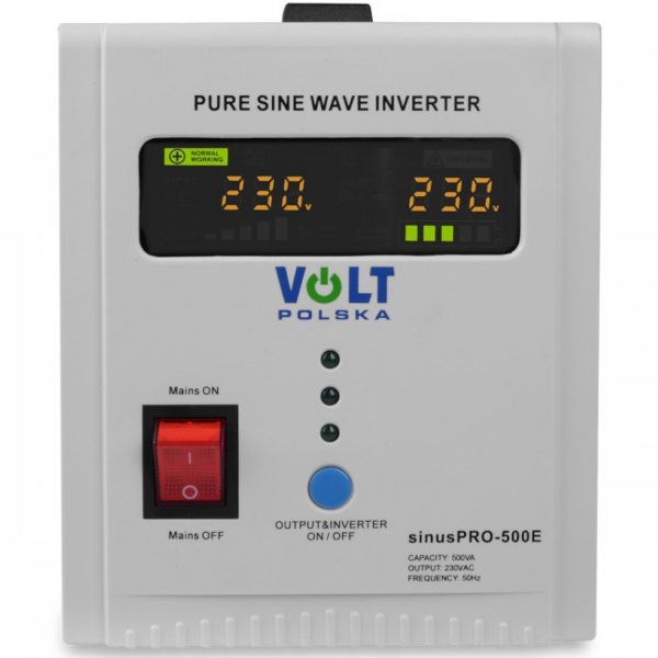 Джерело безперебійного живлення Volt Polska SINUS PRO 500E 12V 300 (300/500 Вт)