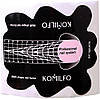 Нижні форми для нарощення Komilfo Multi Shape Nail Forms, 100 шт видалити, фото 2