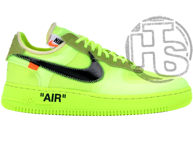 Nike Air Force 1 Low Off White Volt Yellow Neon