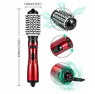 Фен - щітка для укладання волосся Shiny & Beauty 8812 2 в 1, фото 2