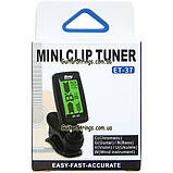 Гітарний тюнер Guitar Tuner ENO ET-37 тюнер прищіпка хроматичний, фото 6