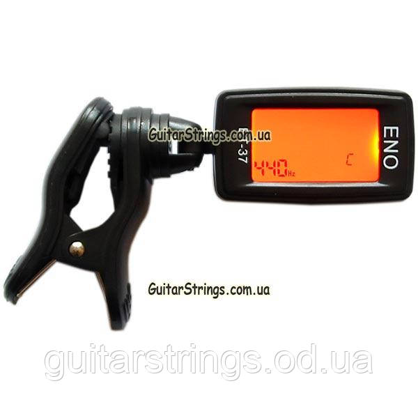Гітарний тюнер Guitar Tuner ENO ET-37 тюнер прищіпка хроматичний, фото 1