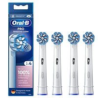 Насадки на зубну щітку Oral-b Sensitive Clean EB60 Sensi Ultra Thin (4шт) змінні насадки оралбі браун