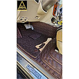 Оригінальні килимки Lexus LX570 Шкіряні 3D (2008-2015) тюнінг Лексус ЛХ, фото 6