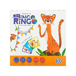 Настільна гра-лото "Bingo Ringo" Danko Toys GBR-01-01U українською мовою, Time Toys