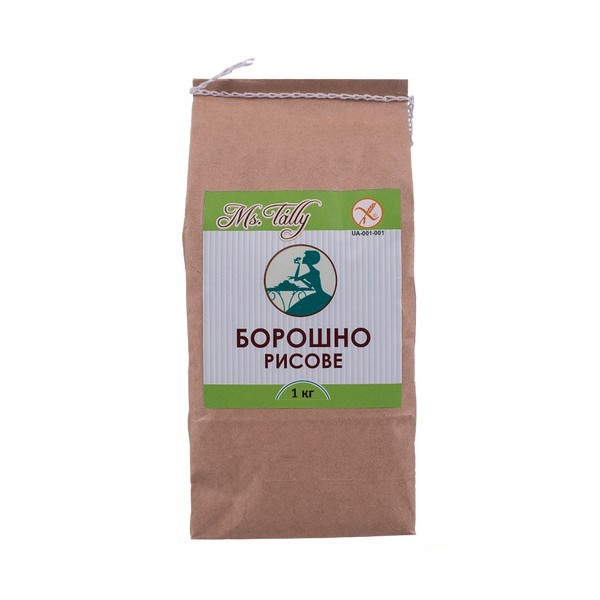 Мука рисовая без глютена "Ms. Tally" 1 кг (ID#1946117971), цена: 85 ...