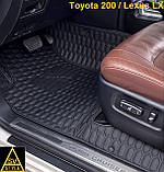 Килимки Lexus LX 470 Шкіряні 3D (2008-2015) оригінальні Тюнінг Лексус ЛХ 470, фото 2