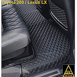 Килимки Lexus LX 470 Шкіряні 3D (2008-2015) оригінальні Тюнінг Лексус ЛХ 470, фото 10